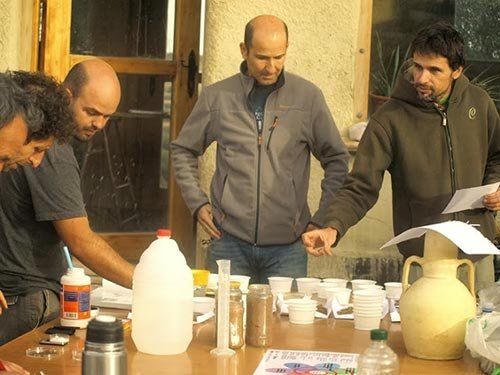 Fotos Nuevos recolectores. Cromatograf&iacute;as